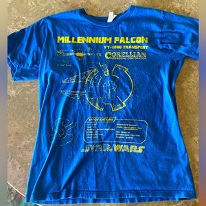 Star Wars millennium falcon t shirt